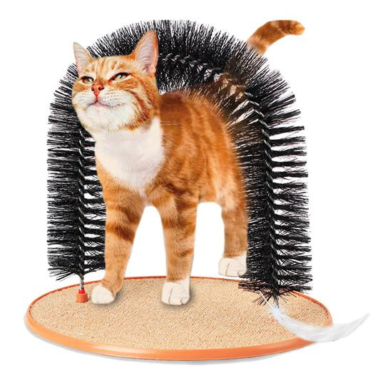 Cepillo en arco para gatos