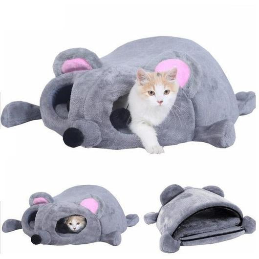 Cueva ratón divertida para gatos