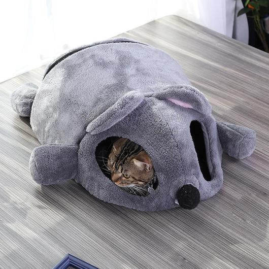 Cueva ratón divertida para gatos