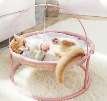 Cama para gatos y perros — Cálida en invierno, fresca en verano