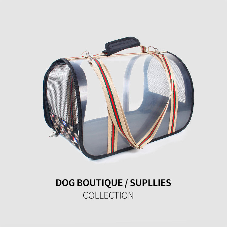 Mochila transparente para gatos y perros — Viaja con tu mascota a cuestas