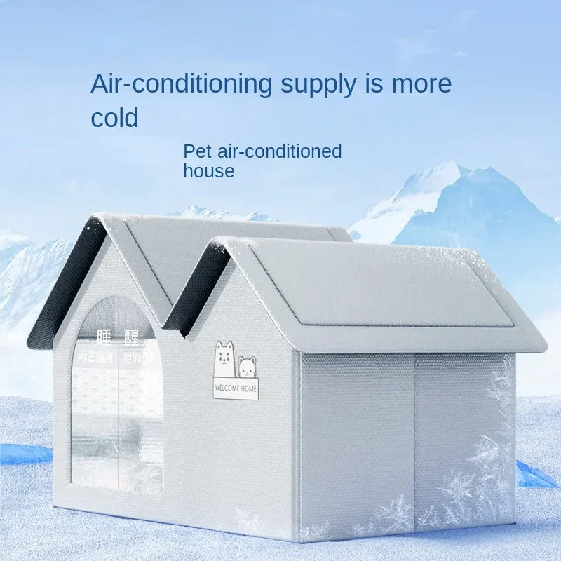 Casa refrigerante para gatos y perros